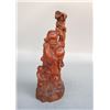 Image 1 : A WOOD CARVED LONGEVITY BUDDHA STATUE QING DYNASTY.