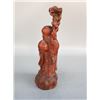 Image 2 : A WOOD CARVED LONGEVITY BUDDHA STATUE QING DYNASTY.