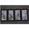 Image 1 : A SET FAMILLE ROSE PORCELAIN PANEL QING DYNASTY.