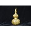Image 1 : A GILT BRONZE DOUBLE GOURD BOTTLE MING DYNASTY.