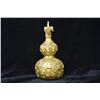 Image 2 : A GILT BRONZE DOUBLE GOURD BOTTLE MING DYNASTY.
