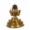 Image 3 : A-RARE GILT BRONZE BUDDHA FIGURE MING DYNASTY.