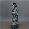 Image 2 : A BLUE & WHITE PORCELAIN BUDDHA FIGURE QING DYNASTY.