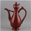 Image 1 : A OX-BLOOD TEAPOT MING DYNASTY.