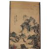 Image 3 : A INK & COLOR FAMILLE VERTE PAINTING QING DYNASTY.