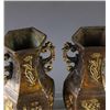 Image 6 : A PAIR BRONZE GILDED PHOENIX VASE QIANLONG MARK 17TH/C.