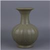 Image 1 : A CELADON LEAF VASE MING DYNASTY.