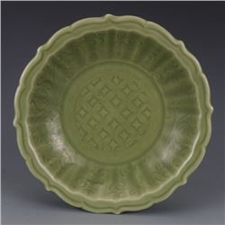 A CELADON DISH PLATE SONG DYNASTY 10TH/C.