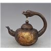 Image 1 : A BRONZE GILDED DRAGON TEAPOT QIANLONG MARK 17TH/C.