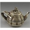 Image 2 : A SILVER LOTUS TEAPOT QIANLONG MARK 17TH/C.