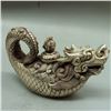 Image 2 : A SILVER DRAGON SHAPED TEAPOT XUANDE MARK 14TH/C.