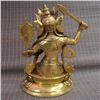 Image 3 : A GILT BRONZE BUDDHA FIGURE MING DYNASTY.