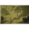 Image 8 : A RARE INK & COLOR FAMILLE ROSE PAINTING QING DYNASTY.