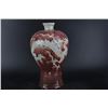 Image 2 : A RED GLAZED DRAGON MEIPING VASE MING DYNASTY.