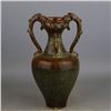 Image 1 : A BROWN OIL SPLASHED DOUBLE HANDLE VASE SONG DYNASTY 10TH/C.