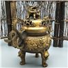 Image 3 : A GILT BRONZE DRAGON CENSER XUANDE MARK 14TH/C.