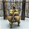 Image 5 : A GILT BRONZE DRAGON CENSER XUANDE MARK 14TH/C.
