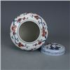 Image 8 : A FAMILLE VERTE FOOD POT MING DYNASTY.