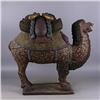 Image 2 : A PORCELAIN ENAMEL CAMEL STATUE TANG DYNASTY 9TH/C.