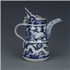 Image 2 : A BLUE & WHITE DRAGON & PHOENIX TEAPOT MING DYNASTY.