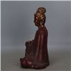 Image 2 : A PORCELAIN GILDED BUDDHA FIGURE QING DYNASTY.