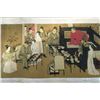 Image 1 : A RARE INK & COLOR FAMILLE ROSE PAINTING QING DYNASTY.
