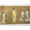 Image 8 : A RARE INK & COLOR FAMILLE ROSE PAINTING QING DYNASTY.