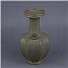 Image 2 : A CELADON DOUBLE EAR VASE MING DYNASTY.