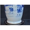 Image 8 : A BLUE & WHITE VASE KANGXI MARK 16TH/C.