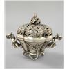Image 1 : A SLIVER DRAGON CENSER QING DYNASTY.
