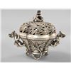 Image 2 : A SLIVER DRAGON CENSER QING DYNASTY.