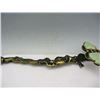 Image 2 : A GILT BRONZE & WHITE JADE RUYI SCEPTER QING DYNASTY.