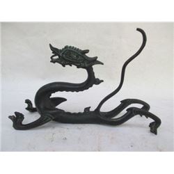 A OLD BRONZE DRAGON STATUE HAN DYNASTY 1ST/C.
