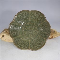 A CELADON FLOWER BOWL SONG DYNASTY 10TH/C.