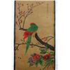 Image 2 : A INK & COLOR FAMILLE VERTE PAINTING QING DYNASTY.