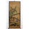 Image 1 : A INK & COLOR FAMILLE VERTE PAINTING QING DYNASTY.