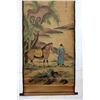 Image 4 : A INK & COLOR FAMILLE VERTE PAINTING QING DYNASTY.