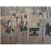 Image 2 : A RARE INK & COLOR FAMILLE VERTE PAINTING QING DYNASTY.