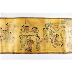 A RARE INK & COLOR EMPIRE PAINTING QING DYNASTY.