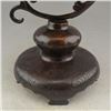 Image 10 : A BRONZE GILDED DRAGON CENSER & STAND QIANLONG MARK 17TH/C.