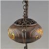 Image 7 : A BRONZE GILDED DRAGON CENSER & STAND QIANLONG MARK 17TH/C.