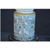 Image 7 : A BLUE GROUND DRAGON GINGER JAR QING DYNASTY.