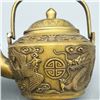Image 8 : A GILT BRONZE DRAGON TEAPOT QIANLONG MARK 17TH/C.