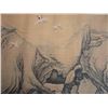 Image 11 : A RARE INK & COLOR FAMILLE VERTE PAINTING QING DYNASTY.