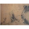 Image 15 : A RARE INK & COLOR FAMILLE VERTE PAINTING QING DYNASTY.