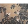 Image 1 : A RARE INK & COLOR FAMILLE VERTE PAINTING QING DYNASTY.