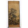 Image 1 : A INK & COLOR FAMILLE VERTE PAINTING QING DYNASTY.