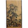 Image 3 : A INK & COLOR FAMILLE VERTE PAINTING QING DYNASTY.