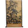 Image 4 : A INK & COLOR FAMILLE VERTE PAINTING QING DYNASTY.