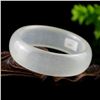 Image 1 : A NATURAL ICE JADE BANGLE.
